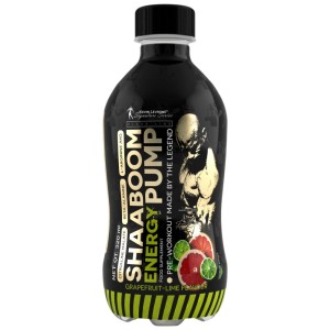 Shaaboom Energy Pump | Ready-To-Drink Pre-Workout Drink - Грейпфрут с лайм 320 мл | Kevin Levrone