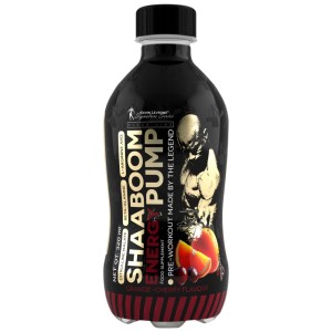 Shaaboom Energy Pump | Ready-To-Drink Pre-Workout Drink - Портокал - Череша 320 мл | Kevin Levrone