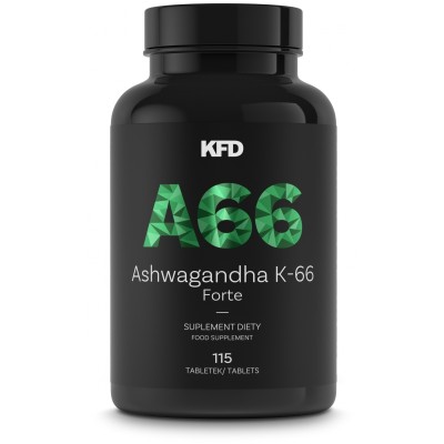 A66 Ashwagandha K-66 Forte 115 таблетки | KFD Nutrition За подсилване на имунните защити Срещу различни инфекциозни състояния Добро средство за понижаване нивата на кръвната захар Предпазва от сърдечни про A66 Ashwagandha K-66 Forte 115 таблетки | KFD Nut