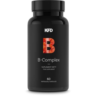 B-Complex 60 капсули | KFD Nutrition Осигурява адекватно снабдяване с витамини от група В Спомага за поддържане на нормалния енергиен метаболизъм Помага на организма да се пребори със стреса B-Complex 60 к B-Complex 60 капсули | KFD Nutrition Осигурява ад