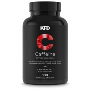 Caffeine 200 мг 100 капсули | KFD Nutrition Caffeine 200 мг 100 капсули | KFD Nutrition