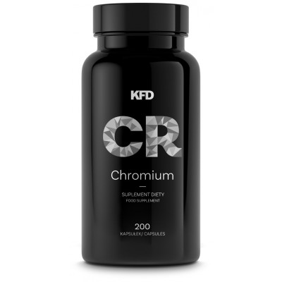 Chromium 200 мкг 200 капсули | KFD Nutrition Подходящ за диети и отслабване За регулиране нивата на кръвната захар Понижава нивата на лошия холестерол Предотвратява развитието на злокачествени заболявания Chromium 200 мкг 200 капсули | KFD Nutrition Подхо
