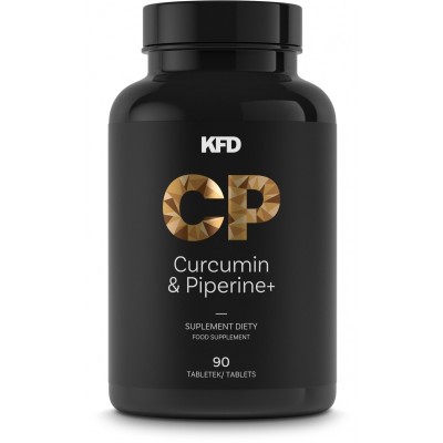 CP Curcumin & Piperine+ 90 таблетки | KFD Nutrition Доказани антиоксидантни и противовъзпалителни свойства Превенция на ракови заболявания и заболявания на нервната система Защита на сърдечно-съдовата сис CP Curcumin & Piperine+ 90 таблетки | KFD 