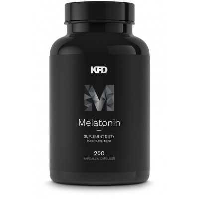 Melatonin 1 мг 200 капсули | KFD Nutrition Спомага бързото заспиване Намалява депресията и тревожността Действа успокояващо Подобрява качеството на Вашия сън Спомага за успокояване преди заспиване Ме Melatonin 1 мг 200 капсули | KFD Nutrition Спомага бърз
