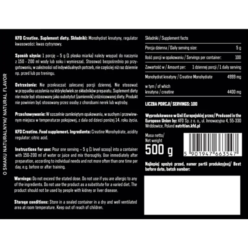 Premium Creatine Powder 500 гр Различни вкусове | KFD Nutrition Premium Creatine Powder 500 гр Различни вкусове | KFD NutritionВисококачествен чист креатин монохидрат
Ускорява възстановяването и помага в борбата с умората
Значително подобрява с Premium Creatine Powder 500 гр Различни вкусове | KFD Nutrition Висококачествен чист креатин монохидрат Ускорява възстановяването и помага в борбата с умората Значително подобрява силата и производителността Premium Creatine Powder 500 гр Различни вкусове