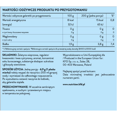 Premium Jelly 345 гр Прах | KFD Nutrition Premium Jelly 345 гр Прах | KFD NutritionСтрахотен вкус, без добавени захари и мазнини
За направата на изцяло диетични сладкиши
Ниска калоричност, подходящ за хора на диета
Премиум Желе 345 гр на топ Premium Jelly 345 гр Прах | KFD Nutrition Страхотен вкус, без добавени захари и мазнини За направата на изцяло диетични сладкиши Ниска калоричност, подходящ за хора на диета Премиум Желе 345 гр на топ цена Premium Jelly 345 гр Прах | KFD Nutrition Страхот