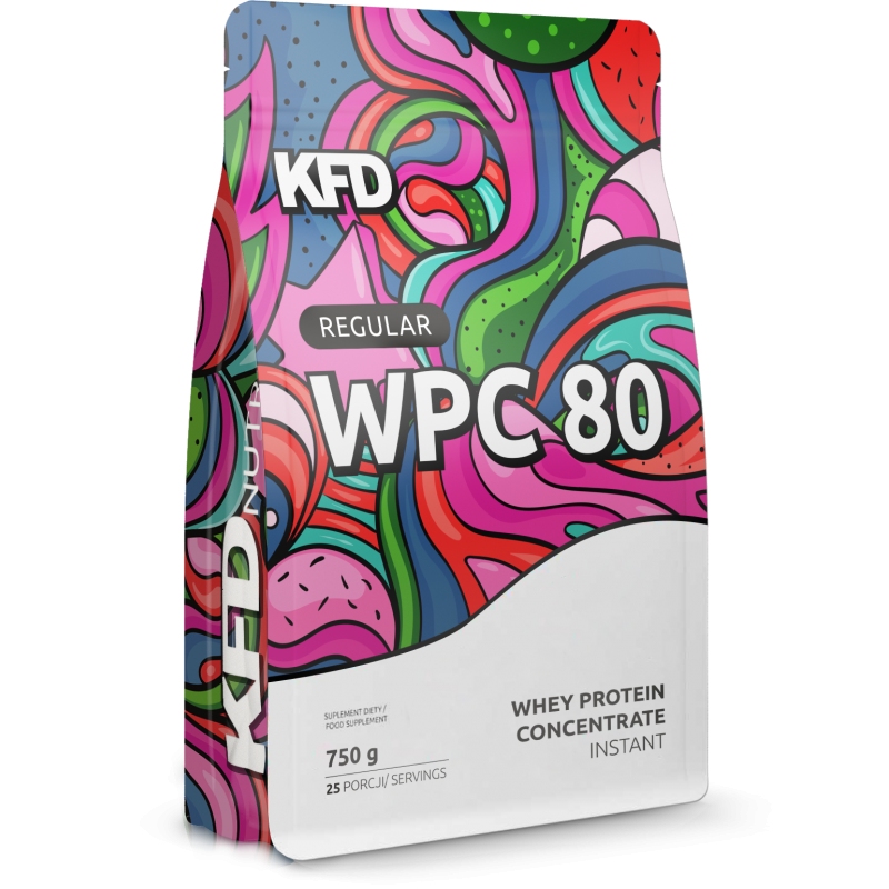 Regular WPC 80 Powder 750 гр Различни Вкусове | KFD Nutrition