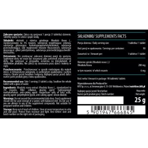 Rhodiola Rosea (Розов Златовръх) 200 мг 90 таблетки | KFD Nutrition