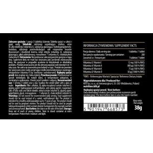 Vitamin A-D-E-K 200 таблетки | KFD Nutrition