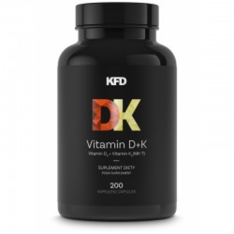 Vitamin D3+K2 200 капсули | KFD Nutrition