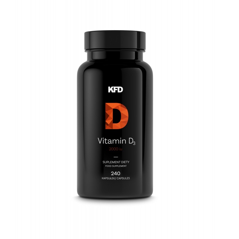 Vitamin D3 2000 IU 240 капсули | KFD Nutrition