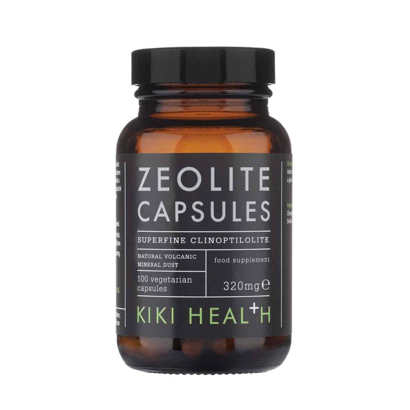 Zeolite 320 мг 100 вегетариански капсули | Kiki Health Изцяло естествен продукт Действа успешно при детоксикацията на организма Ви Поддържа доброто здраве Зеолит 320 мг на капсули е на топ цена от Kik Zeolite 320 мг 100 вегетариански капсули | Kiki Health