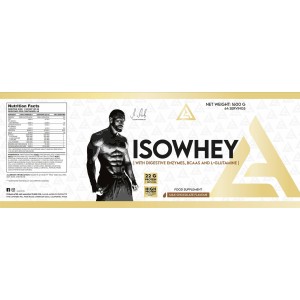Whey Protein Isolate with Digestive Enzymes, BCAA & Glutamine - Марципан 1600 гр | Lazar Angelov Nutrition Whey Protein Isolate with Digestive Enzymes, BCAA & Glutamine - Марципан 1600 гр | Lazar Angelov Nutrition