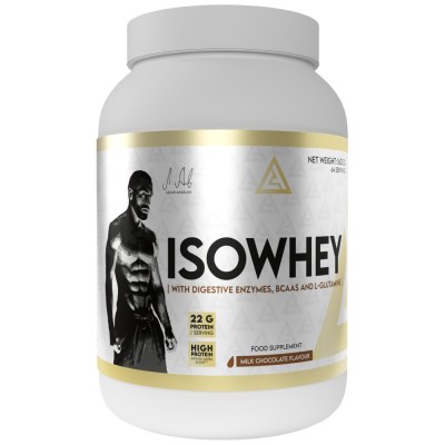 Whey Protein Isolate with Digestive Enzymes, BCAA & Glutamine - Млечен шоколад 1600 гр | Lazar Angelov Nutrition Whey Protein Isolate with Digestive Enzymes, BCAA & Glutamine - Млечен шоколад 1600 гр | Lazar Angelov Nutrition
