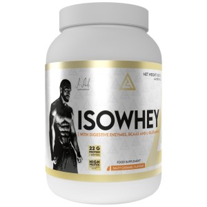 Whey Protein Isolate with Digestive Enzymes, BCAA & Glutamine - Солен карамел 1600 гр | Lazar Angelov Nutrition Whey Protein Isolate with Digestive Enzymes, BCAA & Glutamine - Солен карамел 1600 гр | Lazar Angelov Nutrition