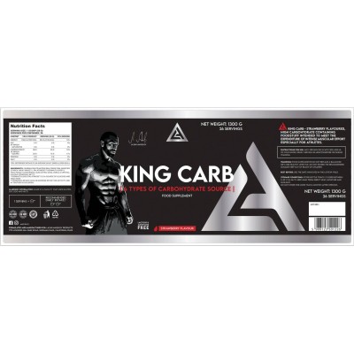 King Carb Powder - 4 Type Carb Matrix 1300 гр | Lazar Angelov Nutrition