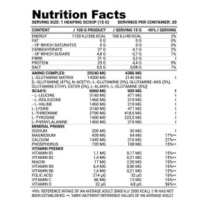 Vit/Amino EAA + Vitamins & Minerals Powder 300 гр - Касис | Lazar Angelov Nutrition