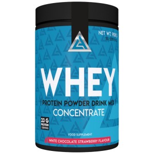 Whey Protein Concentrate - Бял шоколад с ягода 908 гр | Lazar Angelov Nutrition Whey Protein Concentrate - Бял шоколад с ягода 908 гр | Lazar Angelov Nutrition