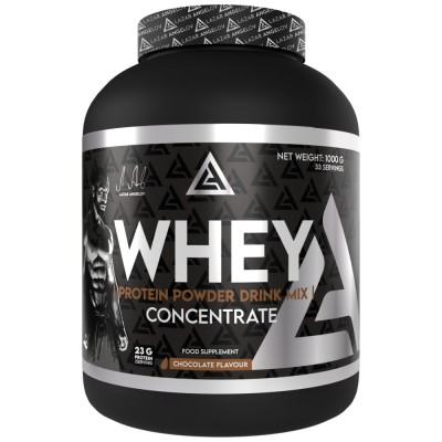 Whey Protein Powder Drink Mix Concentrate - Шоколад 1000 гр | Lazar Angelov Nutrition Whey Protein Powder Drink Mix Concentrate - Шоколад 1000 гр | Lazar Angelov Nutrition
