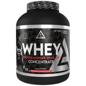 Whey Protein Powder Drink Mix Concentrate - Ягода и банан 1000 гр | Lazar Angelov Nutrition