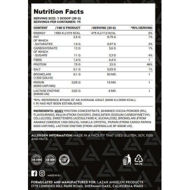 Whey Protein Powder Drink Mix Concentrate 2270 гр | Lazar Angelov Nutrition Whey Protein Powder Drink Mix Concentrate 2270 гр | Lazar Angelov Nutrition