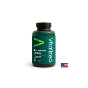 Лактоферин 200 mg + витамин С 80 mg, 60 капсули | Life Extension