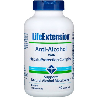Anti-Alcohol with HepatoProtection Complex 60 капсули | Life Extension Anti-Alcohol with HepatoProtection Complex 60 капсули | Life Extension Детоксикира организма Запазва здравето на черния дроб Потиска желанието за приемане на алкохол Има ан Anti-Alcohol with HepatoProtection Complex 60 капсули | Life Extension Детоксикира организма Запазва здравето на черния дроб Потиска желанието за приемане на алкохол Има антиоксидантно действие Помага п Anti-Alcohol with HepatoProtection Complex 60 капсул
