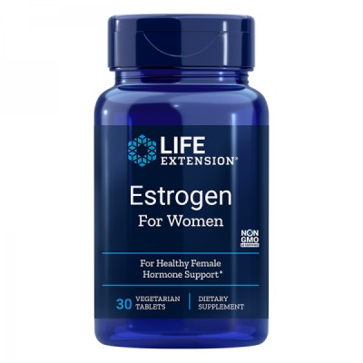 Estrogen For Women/ Хормонална подкрепа за жени х 30 таблетки Категория: Поддържа нормален хормонален баланс при жените. Категория: Поддържа нормален хормонален баланс при жените. Как действат активните съставки в Estrogen For Women:подпомагат здравословния метаболизъм на естр