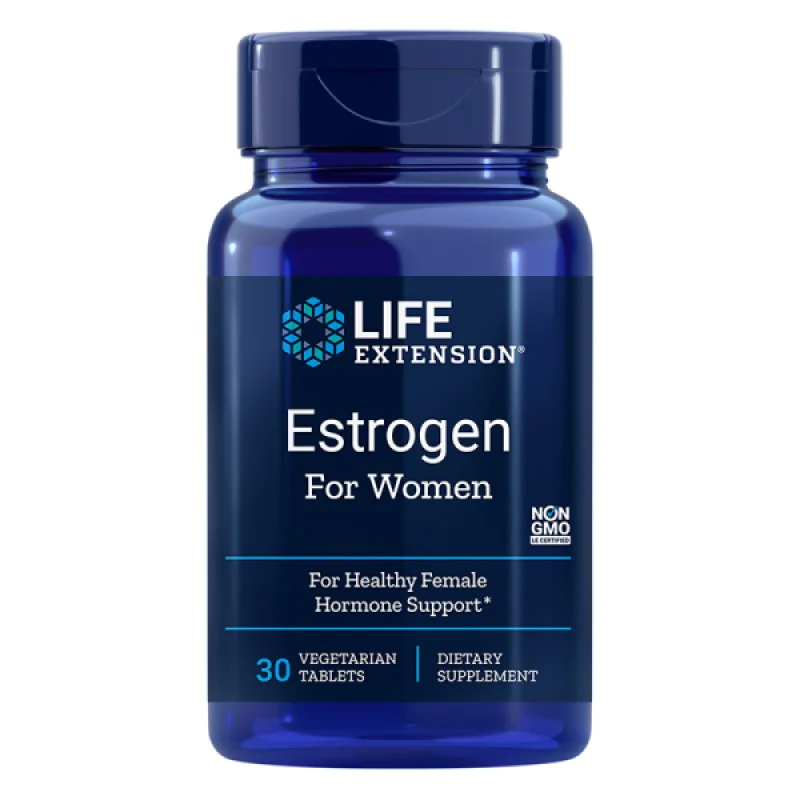 Estrogen For Women/ Хормонална подкрепа за жени х 30 таблетки Категория: Поддържа нормален хормонален баланс при жените. Категория: Поддържа нормален хормонален баланс при жените. Как действат активните съставки в Estrogen For Women:подпомагат здравословния метаболизъм на естр