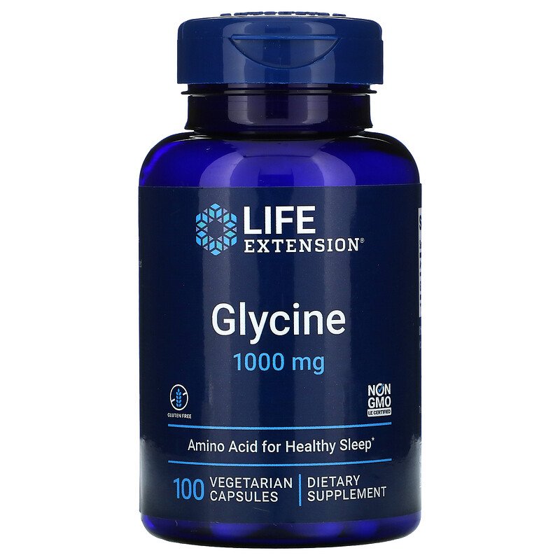 Glycine 1000 мг 100 веге капсули | Life Extension