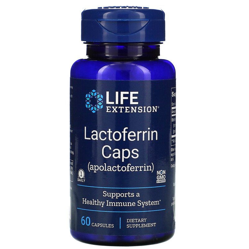 Lactoferrin 60 капсули | Life Extension