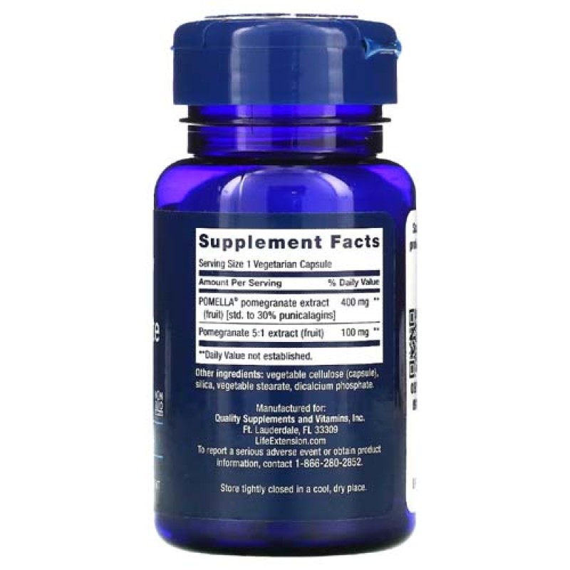 Pomegranate Fruit Extract 30 капсули | Life Extension Pomegranate Fruit Extract 30 капсули | Life ExtensionПомага за поддържане на здравословно ниво на кръвното налягане
Подпомага здравето на сърдечно-съдовата система
Подпомага здравословния ме Pomegranate Fruit Extract 30 капсули | Life Extension Помага за поддържане на здравословно ниво на кръвното налягане Подпомага здравето на сърдечно-съдовата система Подпомага здравословния метаболизъм Има Pomegranate Fruit Extract 30 капсули | Life Extens