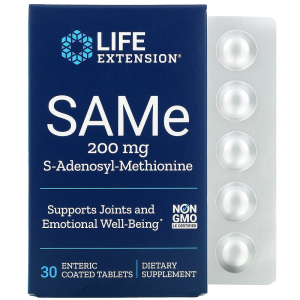 SAMe 200 мг 30 таблетки | Life Extension