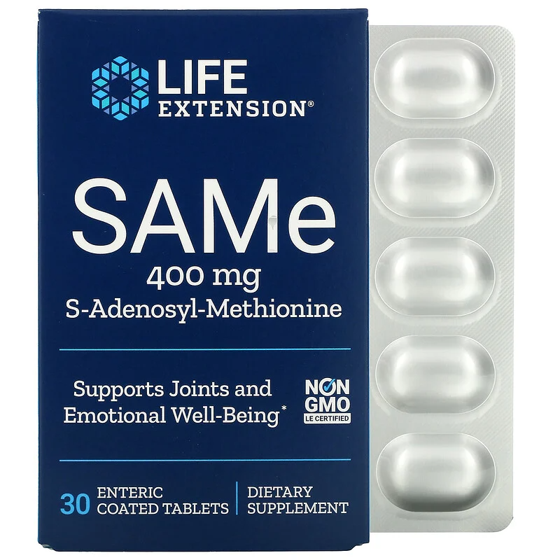 SAMe 400 мг 30 таблетки | Life Extension