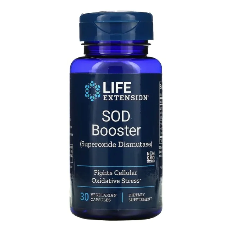 SOD Booster 30 вегетариански капсули | Life Extension SOD Booster 30 вегетариански капсули | Life ExtensionНасърчава производството на SOD (супероксид дисмутаза)
Подтиква здравословното дълголетие и клетъчната функция
Съдейства на тялото да пот SOD Booster 30 вегетариански капсули | Life Extension Насърчава производството на SOD (супероксид дисмутаза) Подтиква здравословното дълголетие и клетъчната функция Съдейства на тялото да потиска клетъчния ст SOD Booster 30 вегетариански капсули | Life Ex
