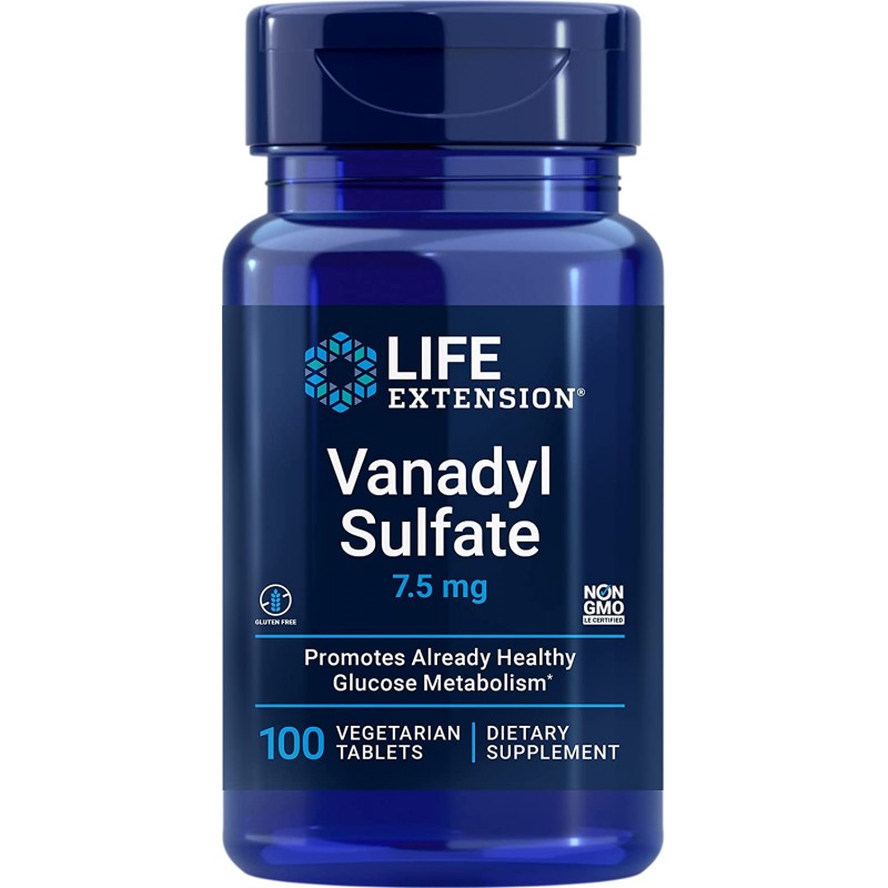 Vanadyl Sulfate 7.5 мг 100 веге капсули | Life Extension