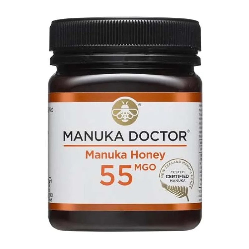 Manuka Honey MGO 55 250 гр | Manuka Doctor Влияе благоприятно на имунната система Бори се с кожните раздразнения и заболявания Подпомага храносмилателната система Мед от Манука MGO 55 е на страхотна цена о Manuka Honey MGO 55 250 гр | Manuka Doctor Влияе 