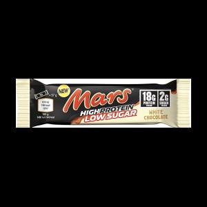 Mars Hi Protein Bar Low Sugar - White Chocolate - Протеинов Бар - Бял шоколад | 55g Mars Hi Protein Bar Low Sugar - White Chocolate - Протеинов Бар - Бял шоколад | 55g