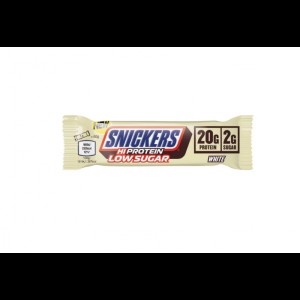 Mars Snickers Hi Protein Bar Low Sugar - Протеинов Бар - Бял шоколад 57g Mars Snickers Hi Protein Bar Low Sugar - Протеинов Бар - Бял шоколад 57g