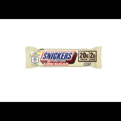 Mars Snickers Hi Protein Bar Low Sugar - Протеинов Бар - Бял шоколад 57g