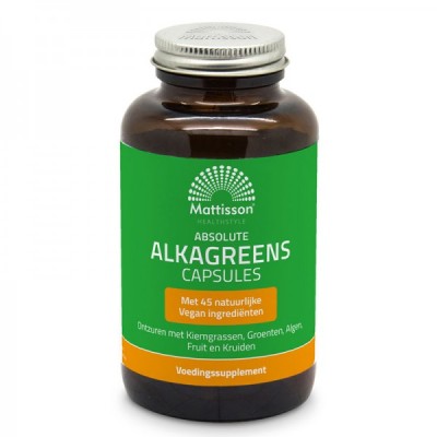 Absolute AlkaGreens 180 капсули | Mattisson Healthstyle Absolute AlkaGreens 180 капсули | Mattisson Healthstyle