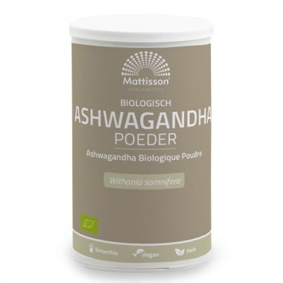 Bio Ashwagandha Powder 200 гр | Mattisson Healthstyle