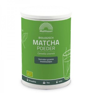 Bio Matcha Powder 125 гр | Mattisson Healthstyle Bio Matcha Powder 125 гр | Mattisson Healthstyle