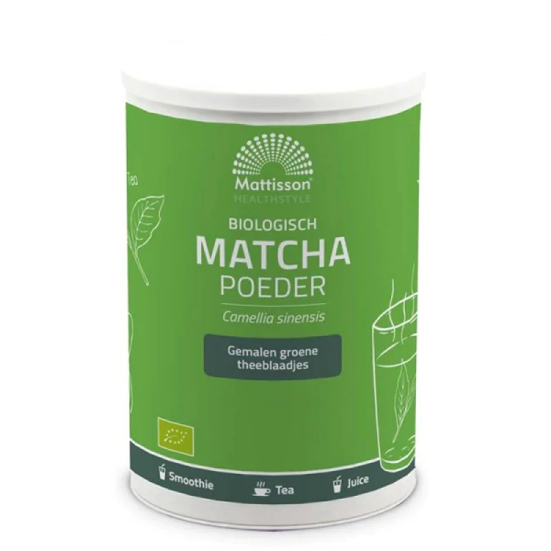 Bio Matcha Powder 125 гр | Mattisson Healthstyle Bio Matcha Powder 125 гр | Mattisson Healthstyle