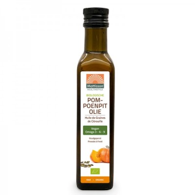 Bio Pumpkin Seed Oil 250 мл | Mattisson Healthstyle