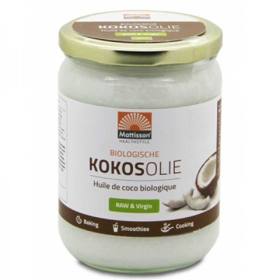 Bio Raw cold pressed coconut oil 500 мл | Mattisson Healthstyle Bio Raw cold pressed coconut oil 500 мл | Mattisson Healthstyle