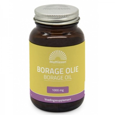 Borage Oil 1000 мг 60 капсули | Mattisson Healthstyle