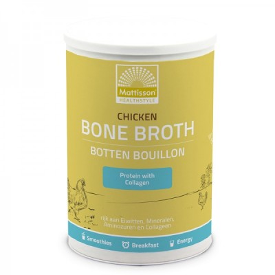 Chicken Bone Broth Powder 400 гр | Mattisson Healthstyle