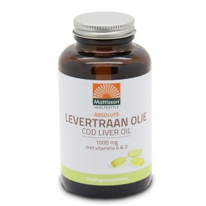 Cod Liver Oil 1000 мг 120 капсули | Mattisson Healthstyle