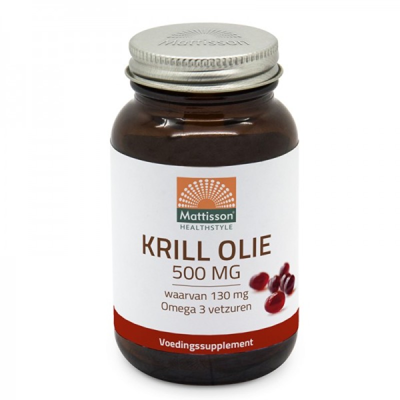 Krill Oil 500 мг 60 капсули | Mattisson Healthstyle